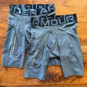 Under Armour Compression Shorts (2 pack) Mens M (Gray)